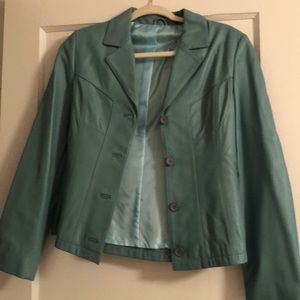 Leather jacket, new, never worn.